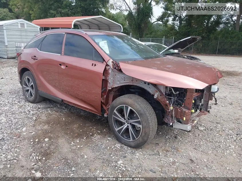 LEXUS RX 2025, VIN JTJCHMAA6S2026692