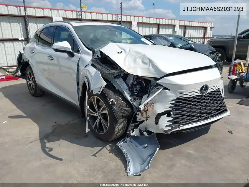 LEXUS RX 2025, VIN JTJCHMAA6S2031293