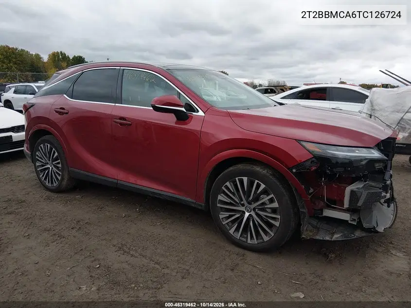 LEXUS RX 2026, VIN 2T2BBMCA6TC126724
