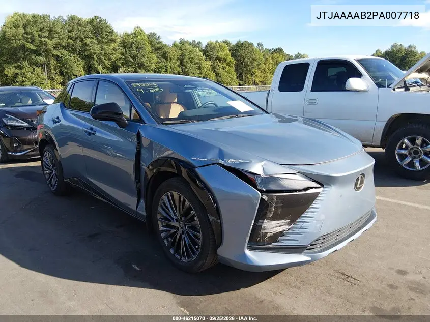 LEXUS RZ 2023, VIN JTJAAAAB2PA007718