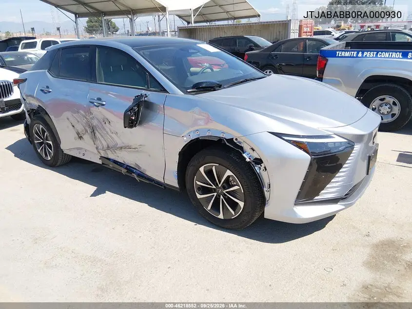 LEXUS RZ 2024, VIN JTJABABB0RA000930