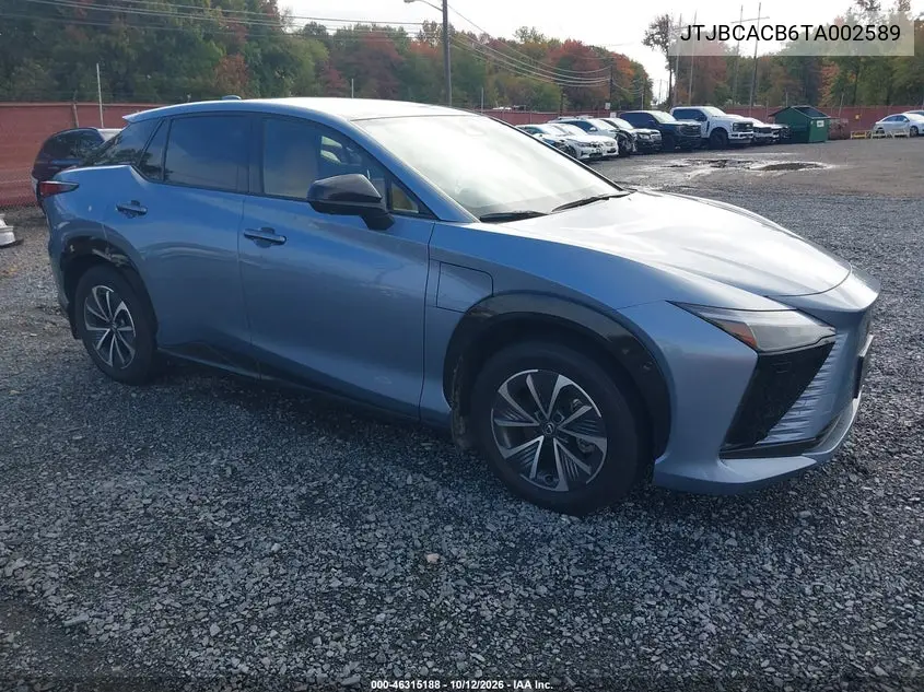 LEXUS RZ 2026, VIN JTJBCACB6TA002589
