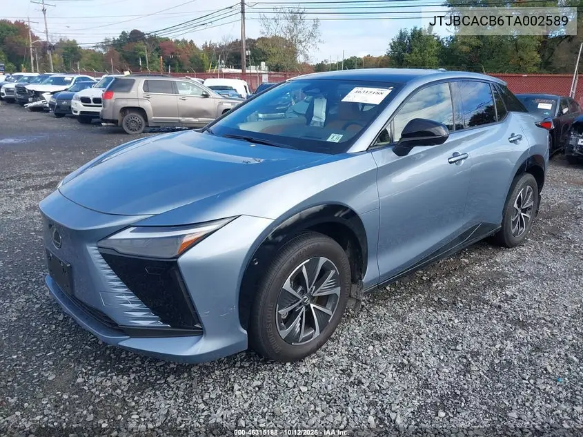 2026 LEXUS RZ VIN JTJBCACB6TA002589 — фото 2