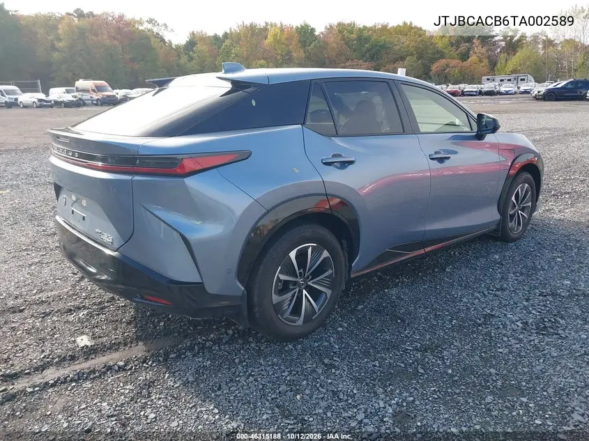 2026 LEXUS RZ VIN JTJBCACB6TA002589 — фото 4