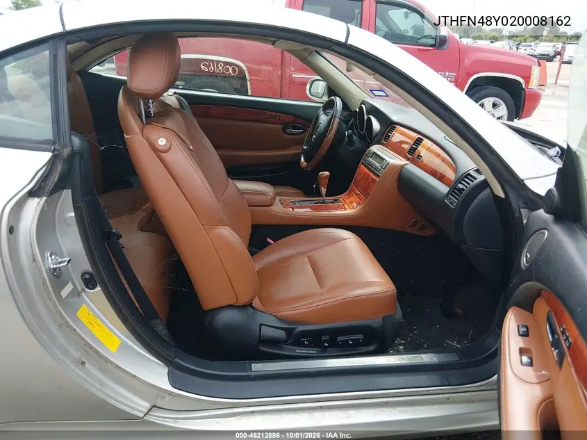 2002 LEXUS SC VIN JTHFN48Y020008162 — фото 5