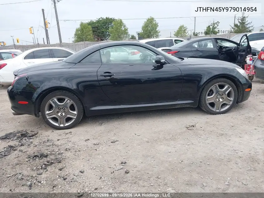 2007 LEXUS SC VIN JTHFN45Y979014954 — фото 13