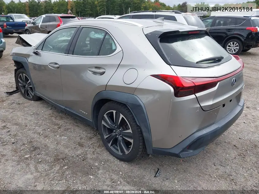 2019 LEXUS UX VIN JTHU9JBH2K2015184 — фото 3
