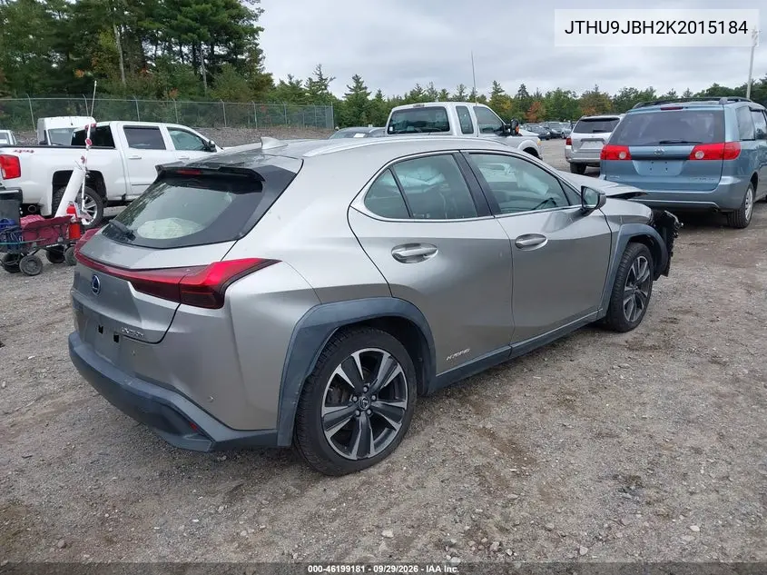 2019 LEXUS UX VIN JTHU9JBH2K2015184 — фото 4