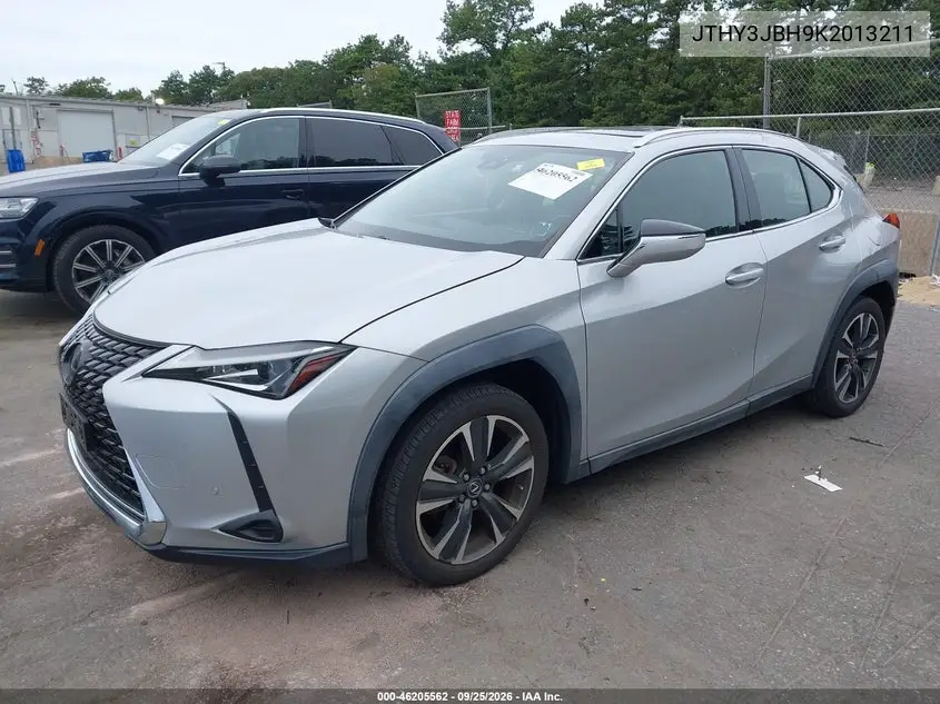 2019 LEXUS UX VIN JTHY3JBH9K2013211 — фото 2