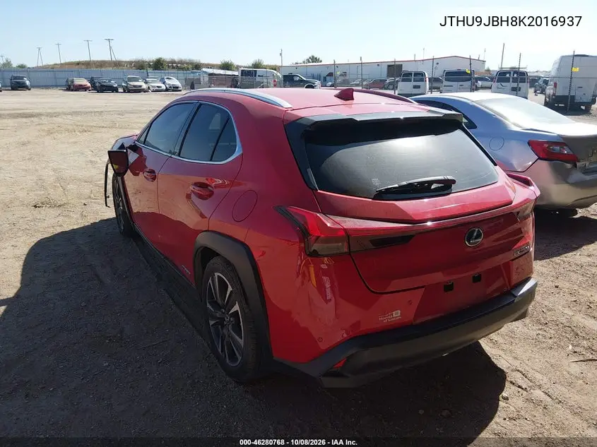 2019 LEXUS UX VIN JTHU9JBH8K2016937 — фото 3
