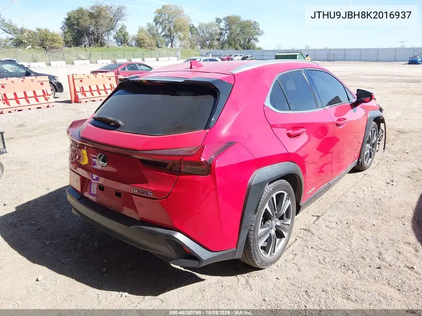 2019 LEXUS UX VIN JTHU9JBH8K2016937 — фото 4