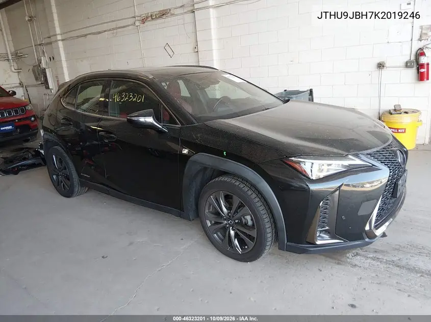 LEXUS UX 2019, VIN JTHU9JBH7K2019246