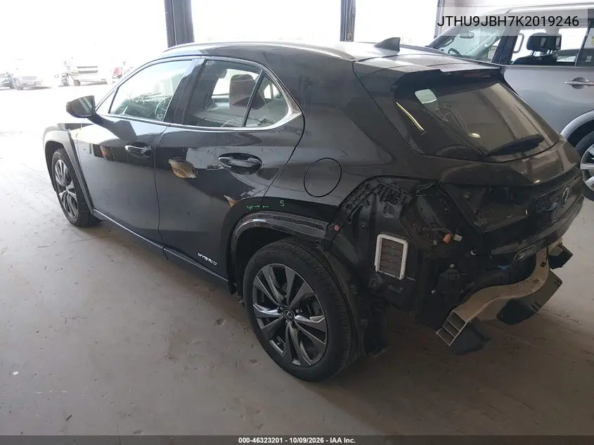 2019 LEXUS UX VIN JTHU9JBH7K2019246 — фото 3