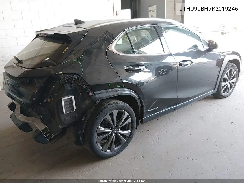 2019 LEXUS UX VIN JTHU9JBH7K2019246 — фото 4