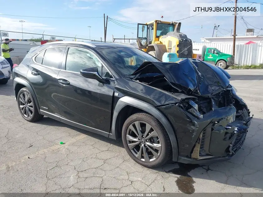 LEXUS UX 2019, VIN JTHU9JBHXK2004546