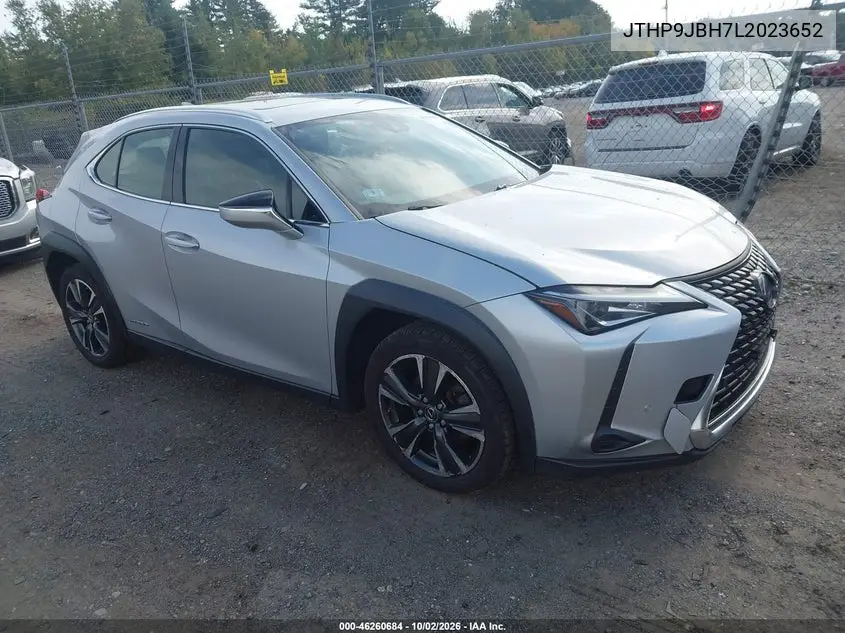 LEXUS UX 2020, VIN JTHP9JBH7L2023652