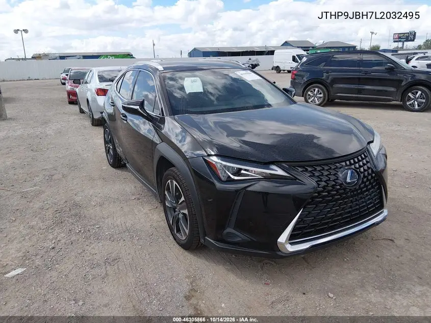 LEXUS UX 2020, VIN JTHP9JBH7L2032495