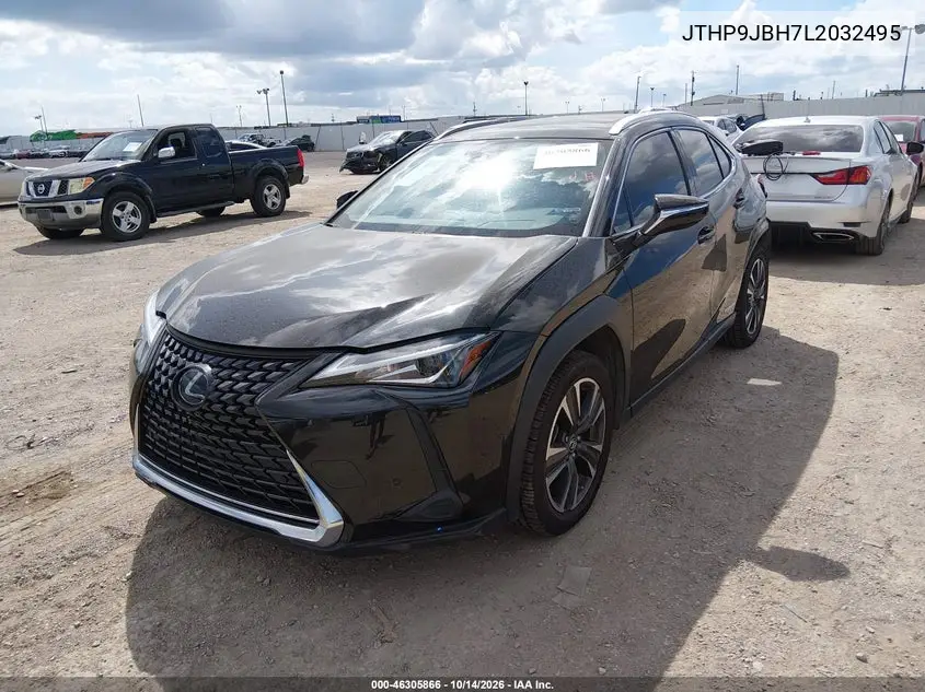 2020 LEXUS UX VIN JTHP9JBH7L2032495 — фото 2