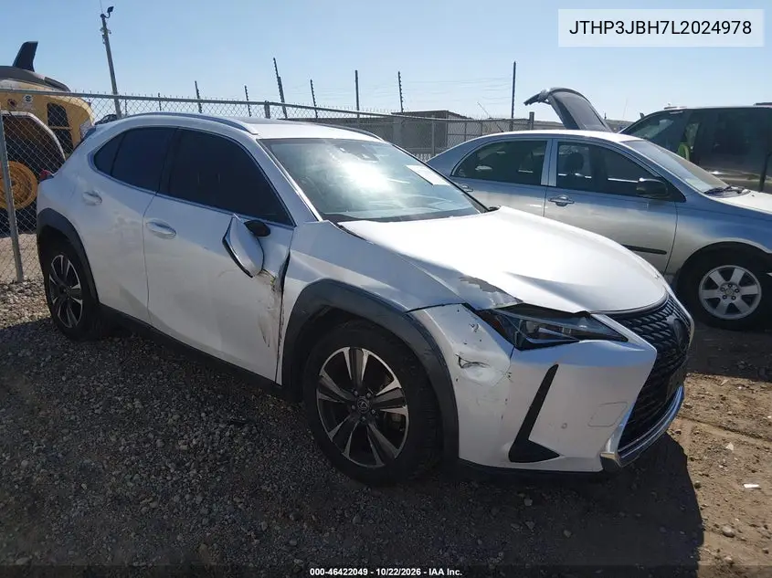 LEXUS UX 2020, VIN JTHP3JBH7L2024978
