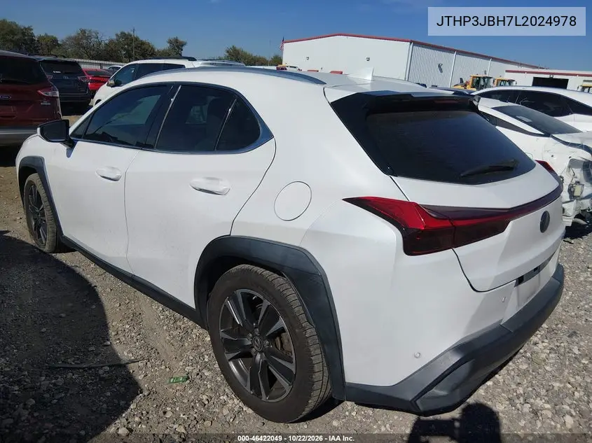 2020 LEXUS UX VIN JTHP3JBH7L2024978 — фото 3