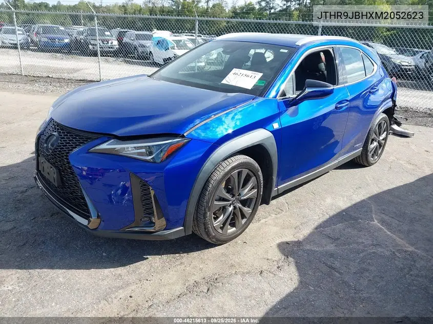 2021 LEXUS UX VIN JTHR9JBHXM2052623 — фото 2