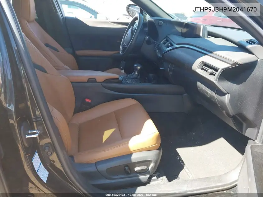 2021 LEXUS UX VIN JTHP9JBH9M2041670 — фото 5
