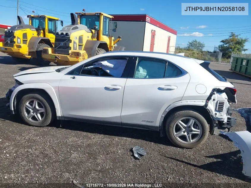 2022 LEXUS UX VIN JTHP9JBH1N2058108 — фото 15