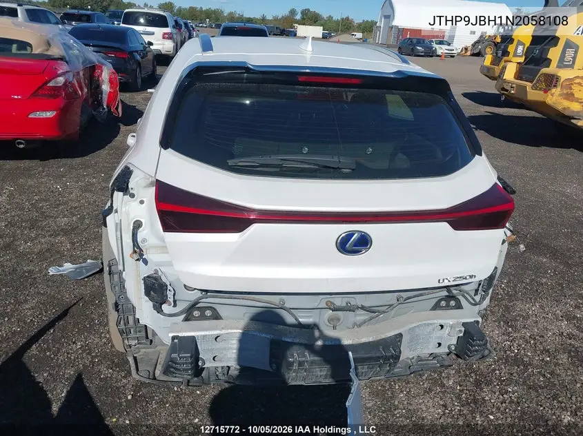 2022 LEXUS UX VIN JTHP9JBH1N2058108 — фото 17