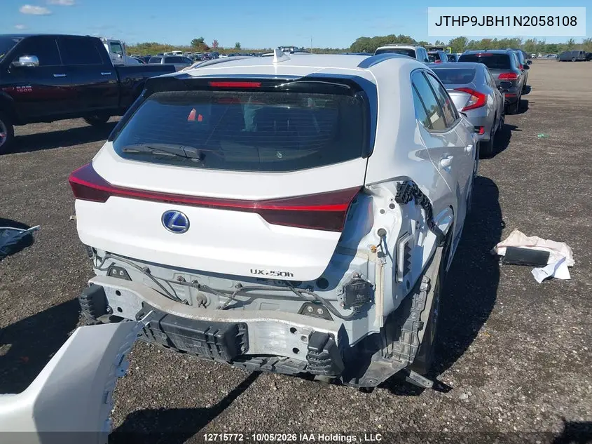 2022 LEXUS UX VIN JTHP9JBH1N2058108 — фото 4