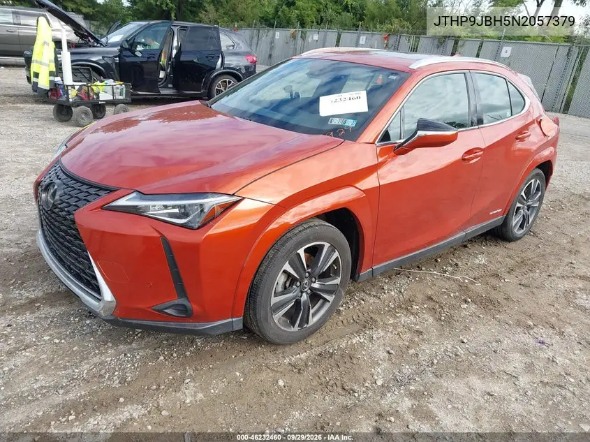2022 LEXUS UX VIN JTHP9JBH5N2057379 — фото 2