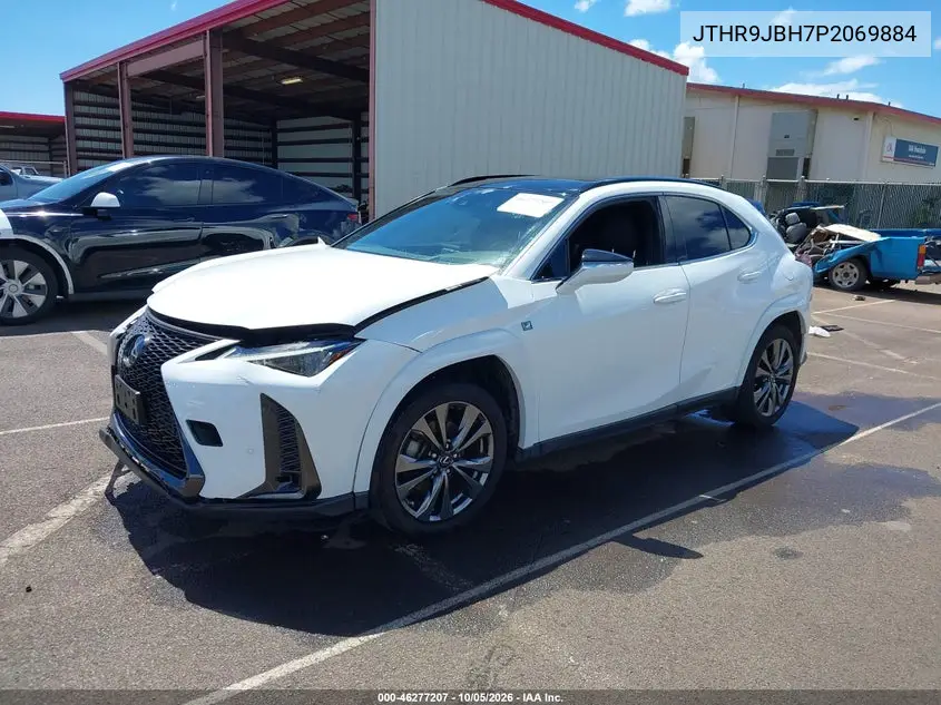 2023 LEXUS UX VIN JTHR9JBH7P2069884 — фото 2