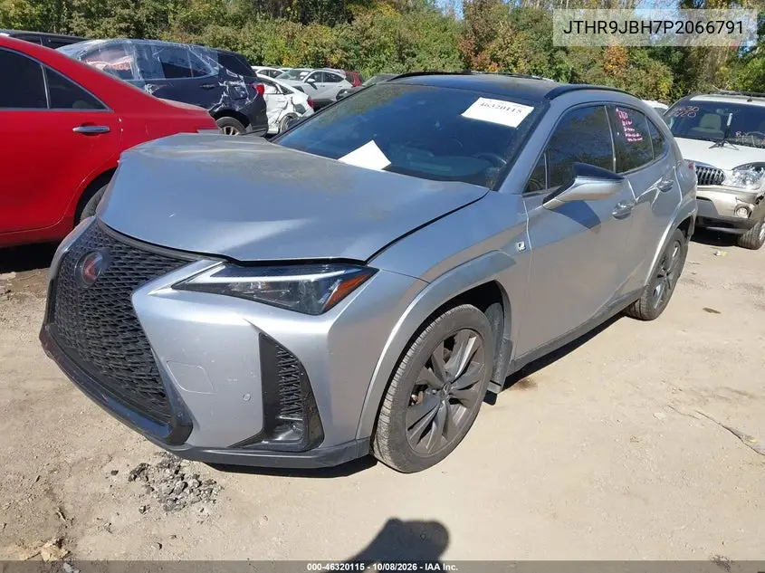 2023 LEXUS UX VIN JTHR9JBH7P2066791 — фото 2