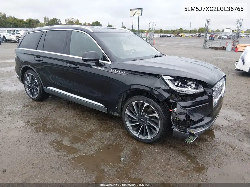 LINCOLN AVIATOR 2020, VIN 5LM5J7XC2LGL36765