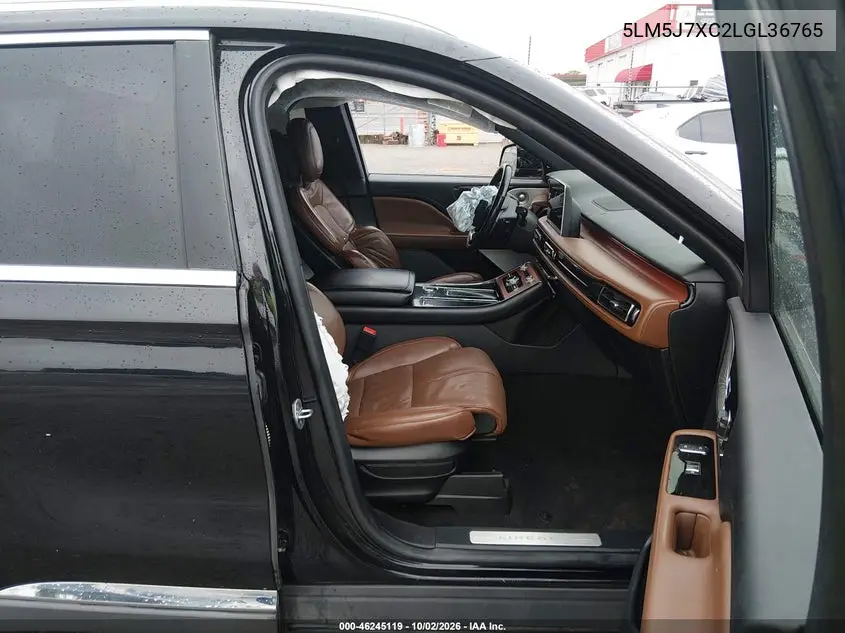 2020 LINCOLN AVIATOR VIN 5LM5J7XC2LGL36765 — фото 5