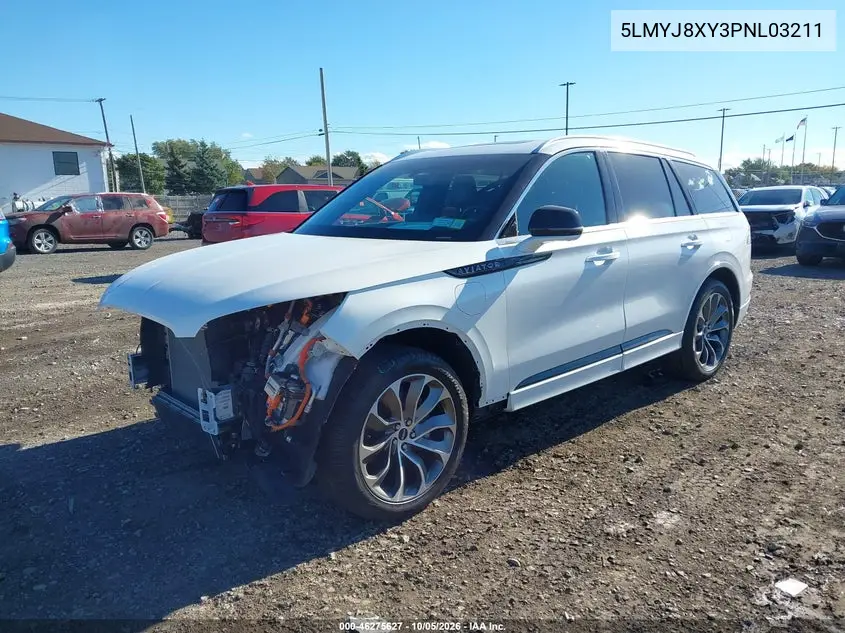 2023 LINCOLN AVIATOR VIN 5LMYJ8XY3PNL03211 — фото 2