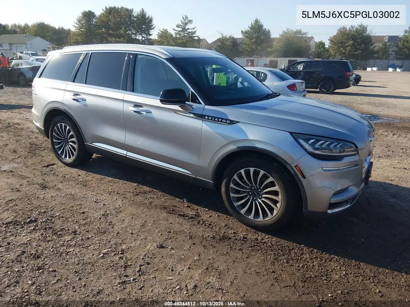 LINCOLN AVIATOR 2023, VIN 5LM5J6XC5PGL03002