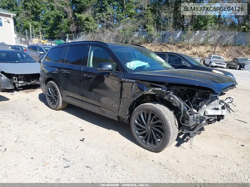 LINCOLN AVIATOR 2024, VIN 5LM5J7XC5RGL04126