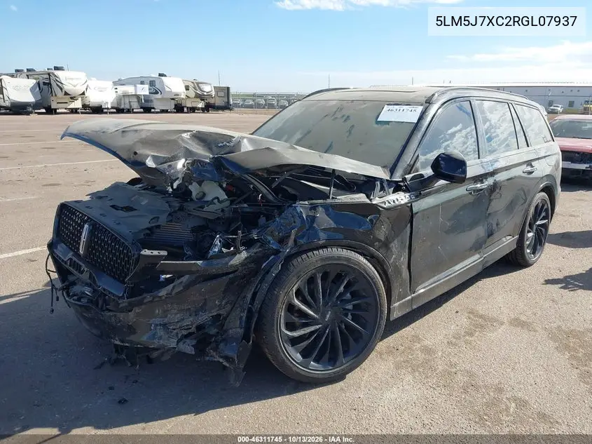 2024 LINCOLN AVIATOR VIN 5LM5J7XC2RGL07937 — фото 2