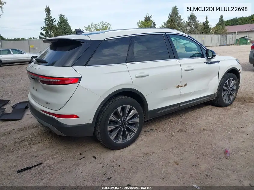 2020 LINCOLN CORSAIR VIN 5LMCJ2DH4LUL22698 — фото 4