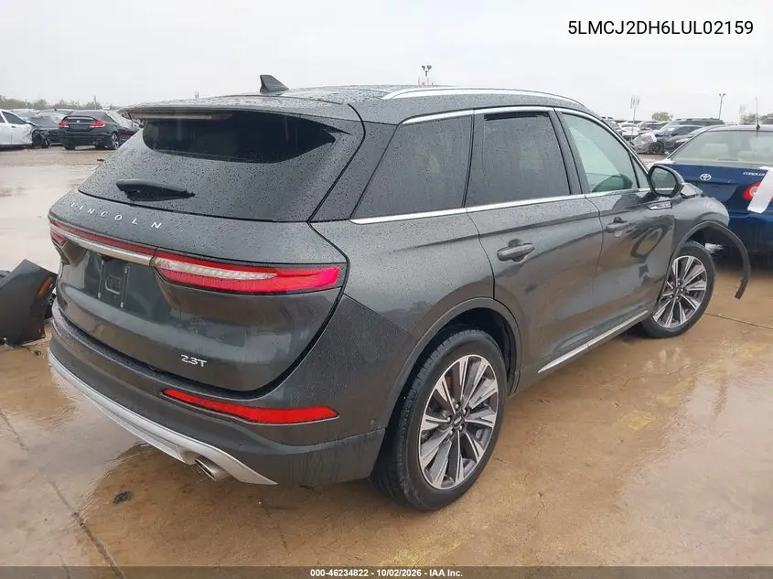 2020 LINCOLN CORSAIR VIN 5LMCJ2DH6LUL02159 — фото 4