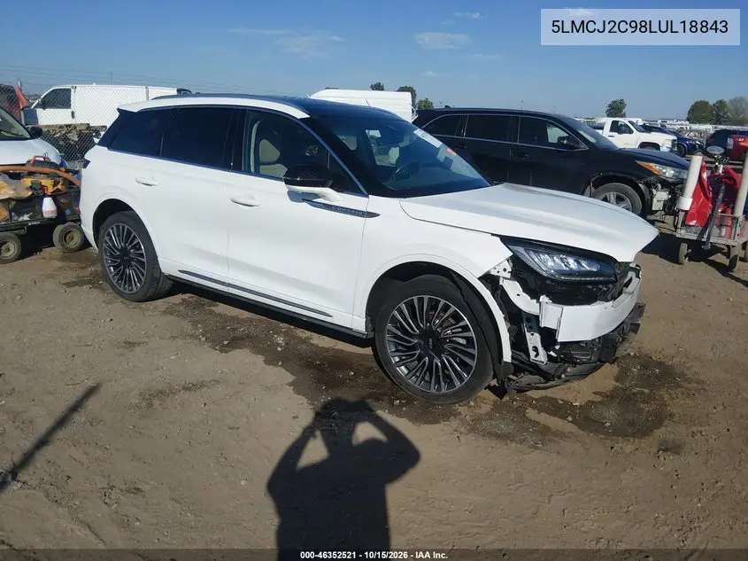 LINCOLN CORSAIR 2020, VIN 5LMCJ2C98LUL18843