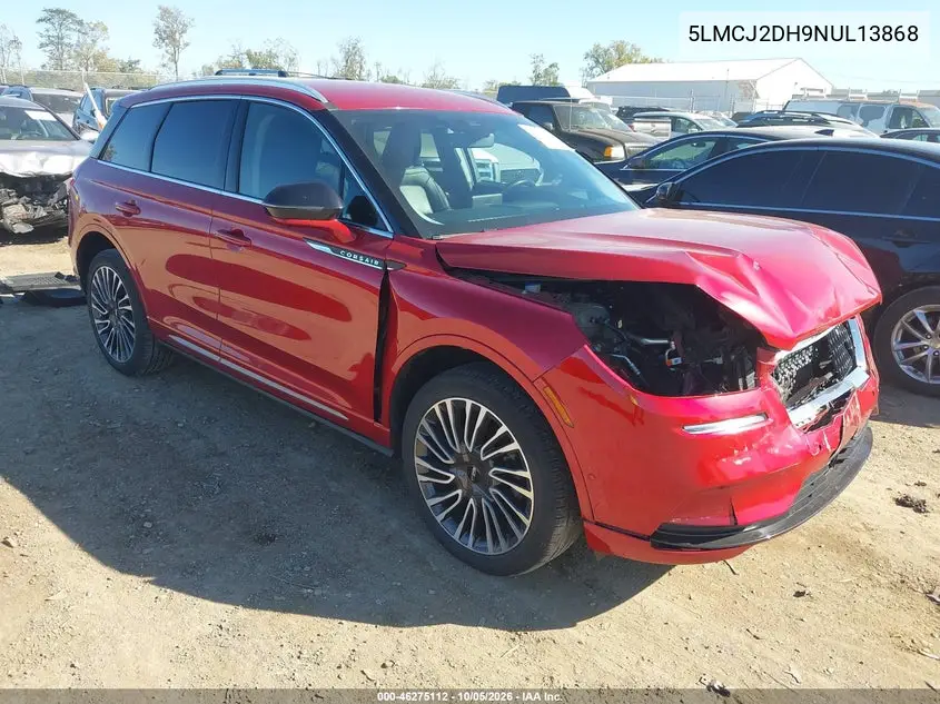 LINCOLN CORSAIR 2022, VIN 5LMCJ2DH9NUL13868