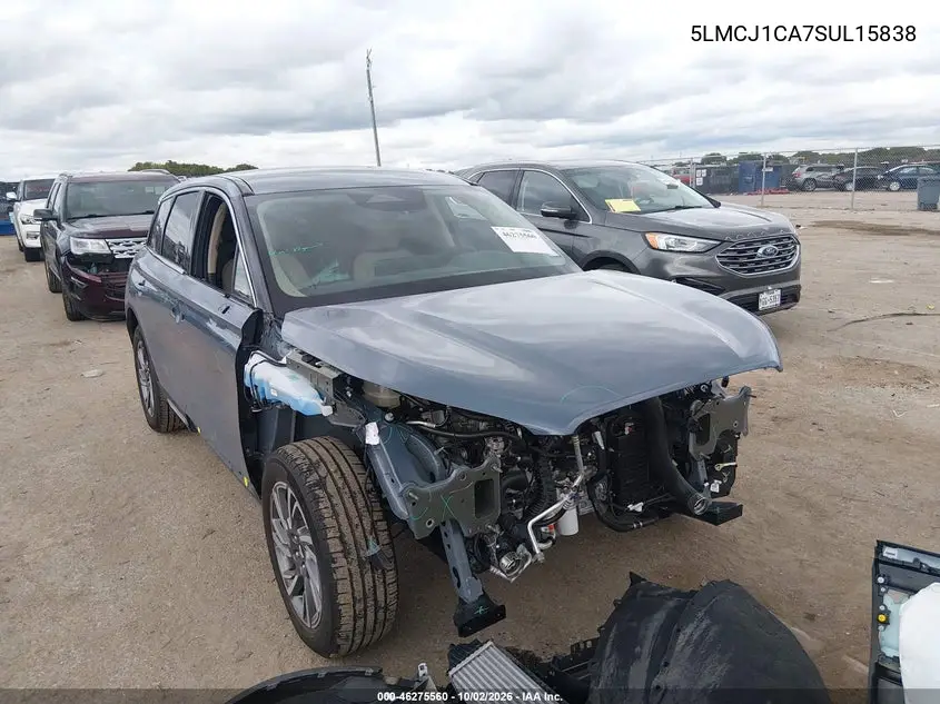 LINCOLN CORSAIR 2025, VIN 5LMCJ1CA7SUL15838