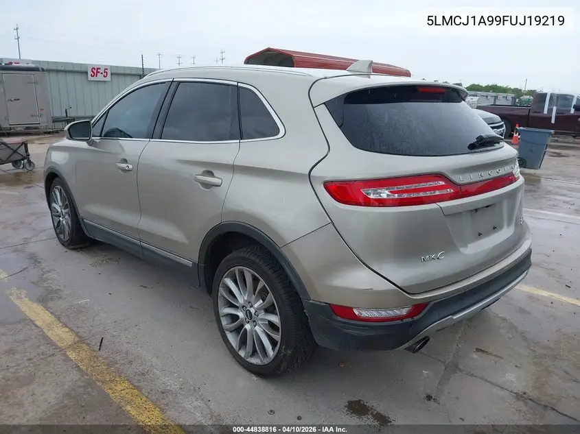2015 LINCOLN MKC VIN 5LMCJ1A99FUJ19219 — фото 3