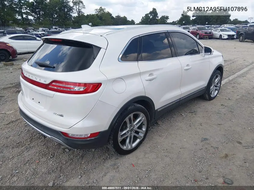 2015 LINCOLN MKC VIN 5LMCJ2A95FUJ07896 — фото 2