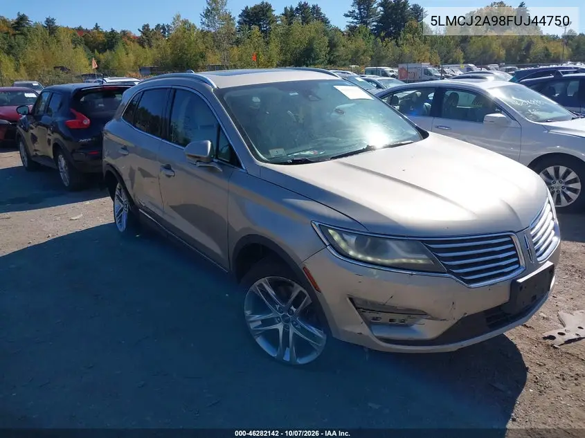 LINCOLN MKC 2015, VIN 5LMCJ2A98FUJ44750
