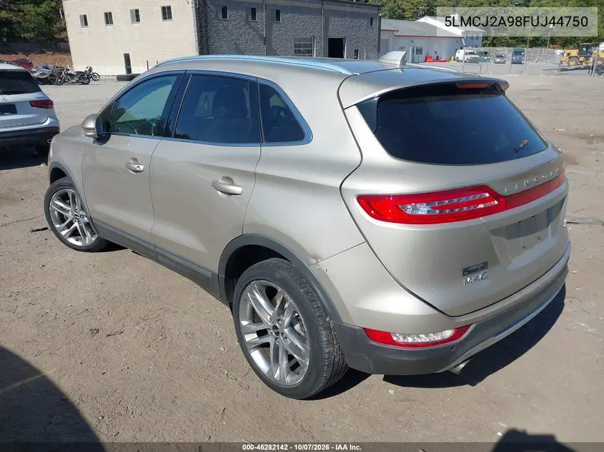 2015 LINCOLN MKC VIN 5LMCJ2A98FUJ44750 — фото 3