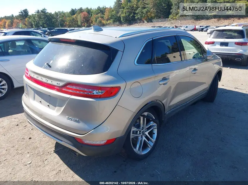 2015 LINCOLN MKC VIN 5LMCJ2A98FUJ44750 — фото 4