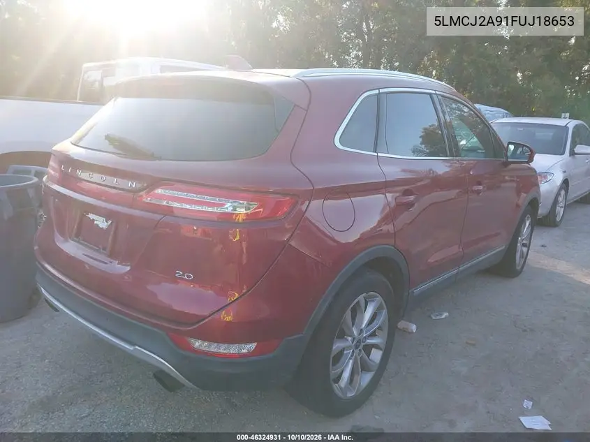 2015 LINCOLN MKC VIN 5LMCJ2A91FUJ18653 — фото 4