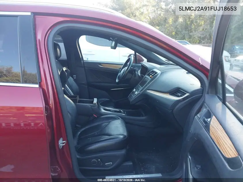 2015 LINCOLN MKC VIN 5LMCJ2A91FUJ18653 — фото 5